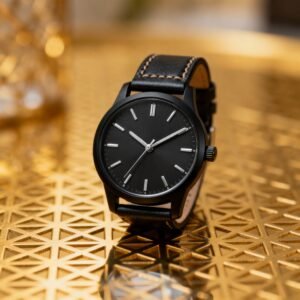 Elegant Black Analog Watch